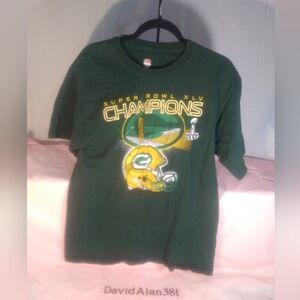 Green Bay Packer Super Bowl XLV T-shirt.   Fruit of the Loom Size LG§